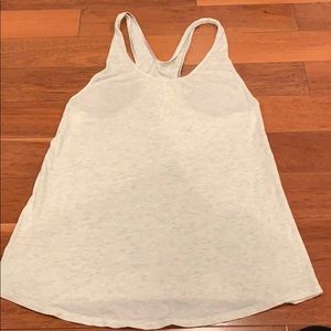Lululemon heather white Racerback